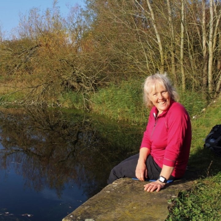 Picture of Sara Grey by a lake