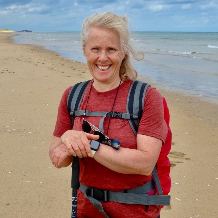 Picture of Sara Grey on a beach